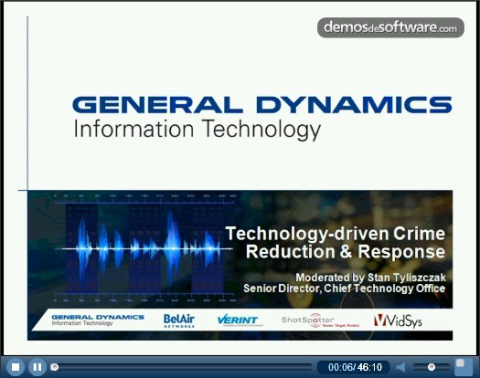 Crime Reduction and Response System (CRRS): sistema USA para la seguridad municipal. Webinar VidSys.