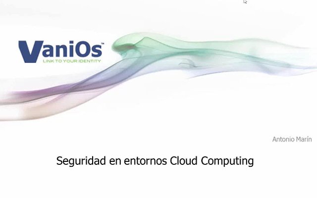 Seguridad en Cloud Computing. Lo que el directivo debe saber. Webinar 1 hora. Por Vanios.es